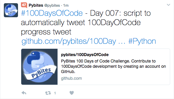 Как мы автоматизировали ежедневный твит проекта 100DaysOfCode